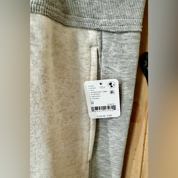 NWT Free People Movement Heather Gray Knit Overalls 💕 - Picture 4 of 9